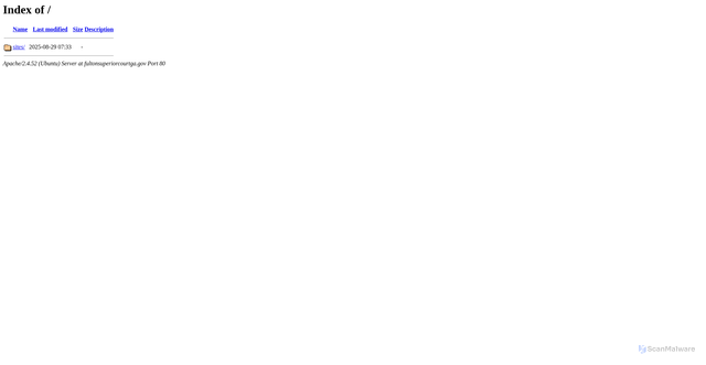 Security scan screenshot of https://fultonsuperiorcourtga.gov/