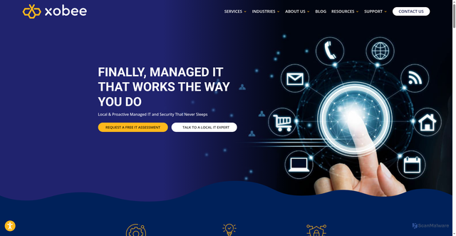 Security scan screenshot of https://xobee.com
