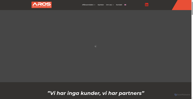 Security scan screenshot of https://arosip.se
