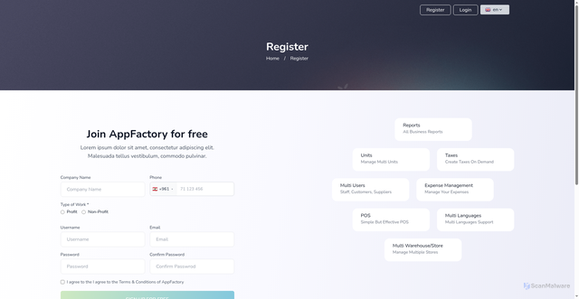 Security scan screenshot of http://confrereleb.com/