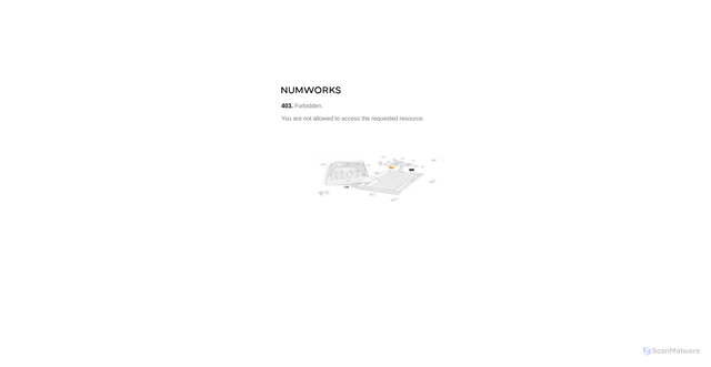Security scan screenshot of https://cdn.numworks.com