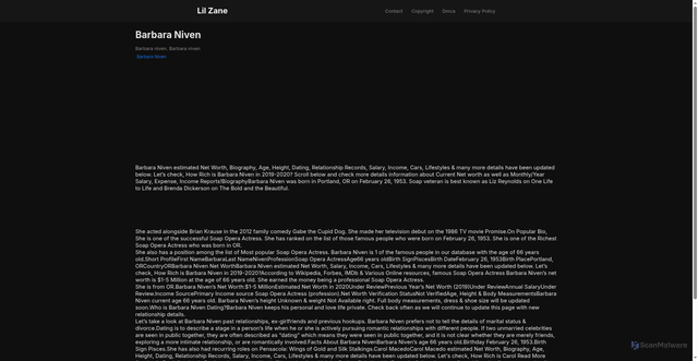 Security scan screenshot of https://mimpidigitalvision-dptqn5rknco5.edgeone.app/barbara-niven.html
