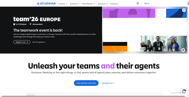 Security scan screenshot of https://atlassian.sso.enterprises