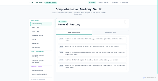 Security scan screenshot of https://drsachinanatomycbme-ulnw40moqq.edgeone.app/