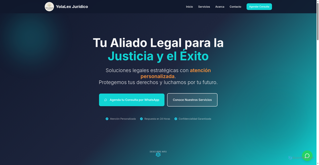 Security scan screenshot of https://yolalexjuridico.com/