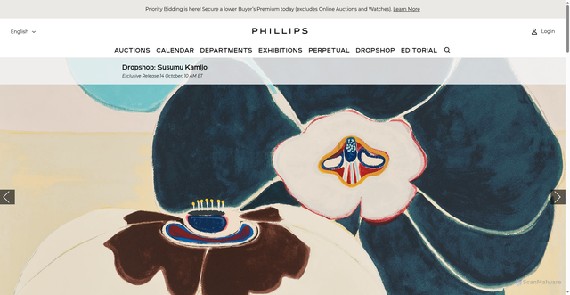 Security scan screenshot of https://phillips.com