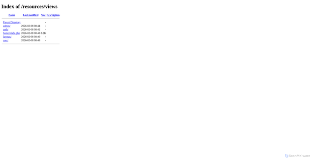 Security scan screenshot of http://skenprime.xyz/resources/views/