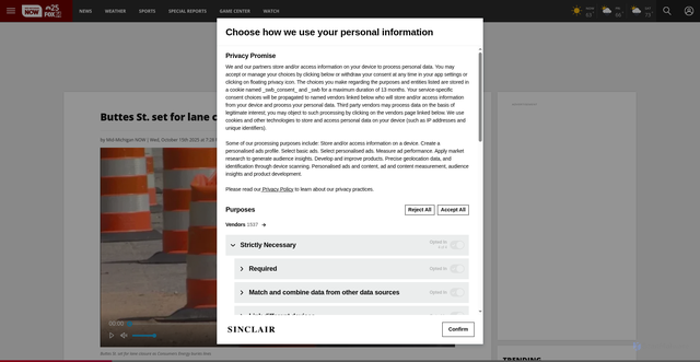 Security scan screenshot of https://midmichigannow.com/news/local/consumers-energy-buries-power-lines-along-buttes-street-in-midland