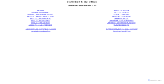 Security scan screenshot of https://lrb.ilga.gov/Commission/lrb/conmain.htm