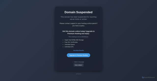 Security scan screenshot of https://fresdprodubajk.wuaze.com/
