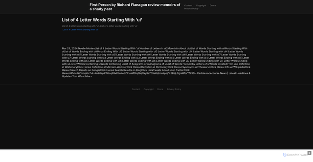 Security scan screenshot of https://basiljayhugo-pc6ufai3a7.edgeone.app/22726-list-of-4-letter-words-starting-with-ui.html