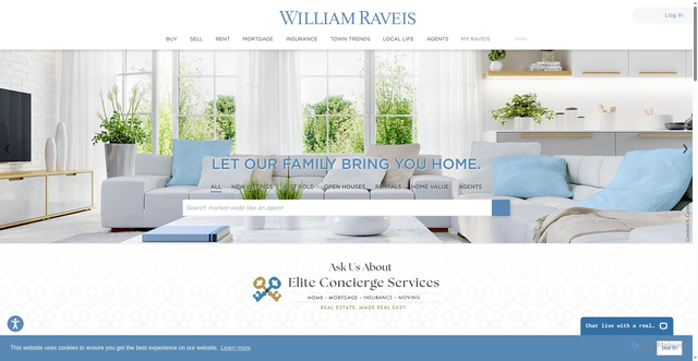 Security scan screenshot of https://www.raveis.com/