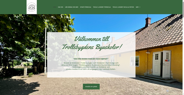 Security scan screenshot of https://trolleskola.se