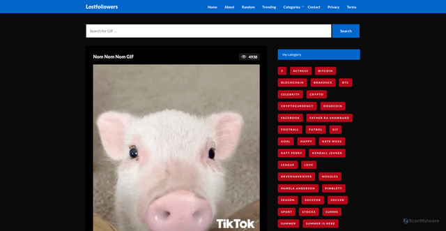 Security scan screenshot of https://omnicanyon.com/nom-nom-nom-gif/