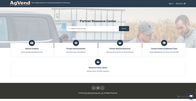 Security scan screenshot of https://agvendhelp.zendesk.com