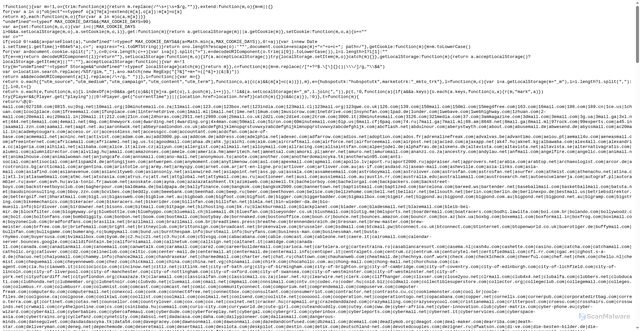 Security scan screenshot of https://ttcontacts.com/