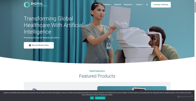 Security scan screenshot of https://dxs.ai