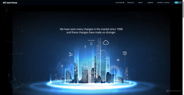 Security scan screenshot of https://dtiserv2.com