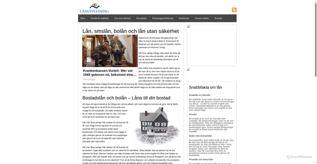 Security scan screenshot of https://xn--lnupplysning-tcb.se