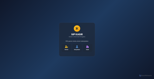 Security scan screenshot of https://kasirsipbarbershop-d1493deb24.edgeone.app/