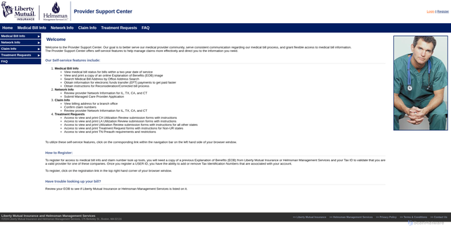 Security scan screenshot of https://libertymutualprovidersupport.com