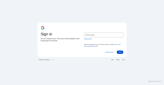 Security scan screenshot of https://isp.google.com