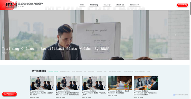 Security scan screenshot of https://mediaedutama.co.id