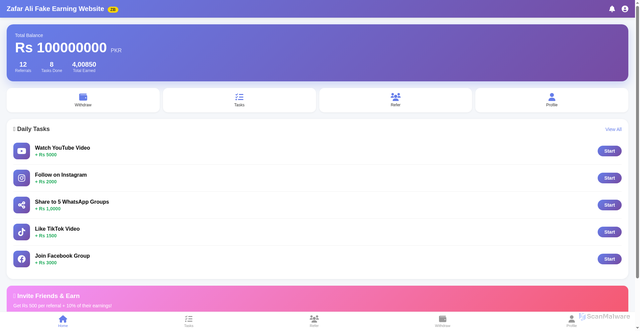 Security scan screenshot of https://unusual-gold-3ovrm3mtio-rttuv40fjo.edgeone.app/
