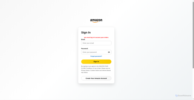 Security scan screenshot of http://amazon-clone-six-rho-44.vercel.app/orders