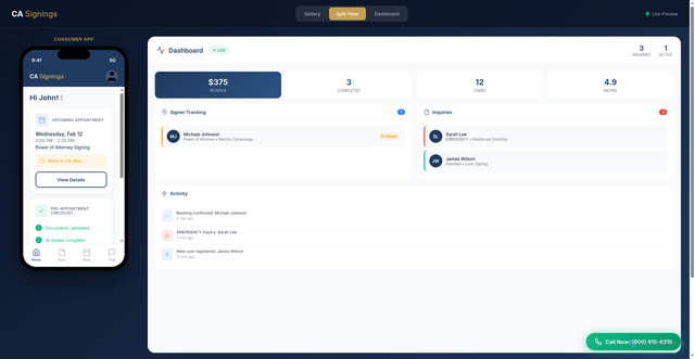 Security scan screenshot of https://app.casignings.com/index.html