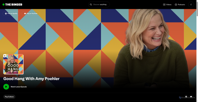 Security scan screenshot of https://www.theringer.com/podcasts/good-hang-with-amy-poehler
