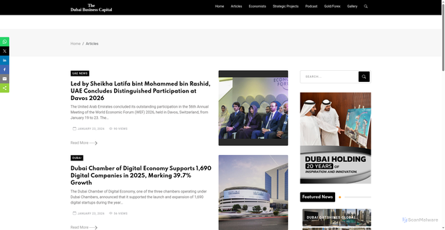 Security scan screenshot of https://dubai-businesscapital.com/post_articles/