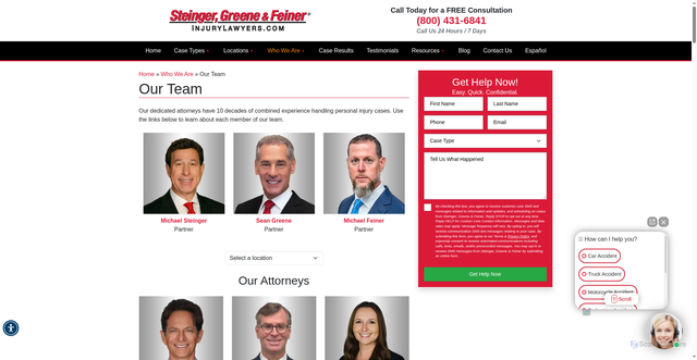 Security scan screenshot of https://www.injurylawyers.com/who-we-are/our-team/