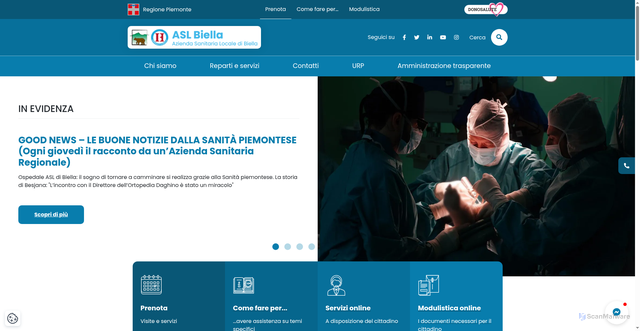 Security scan screenshot of https://aslbi.piemonte.it/
