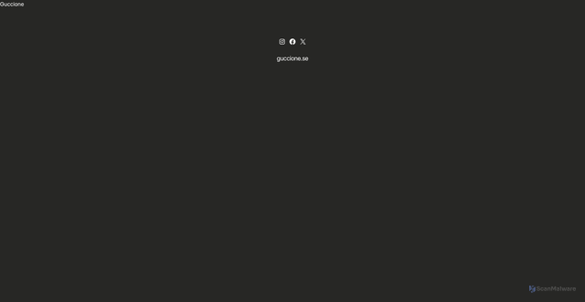 Security scan screenshot of https://guccione.se