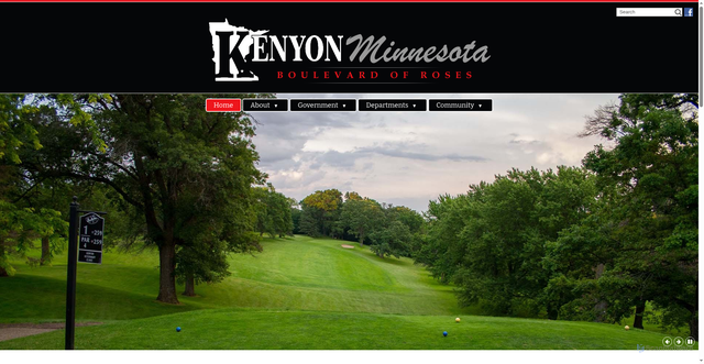 Security scan screenshot of https://cityofkenyon.gov/