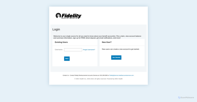 Security scan screenshot of https://fsa.netbenefits.com