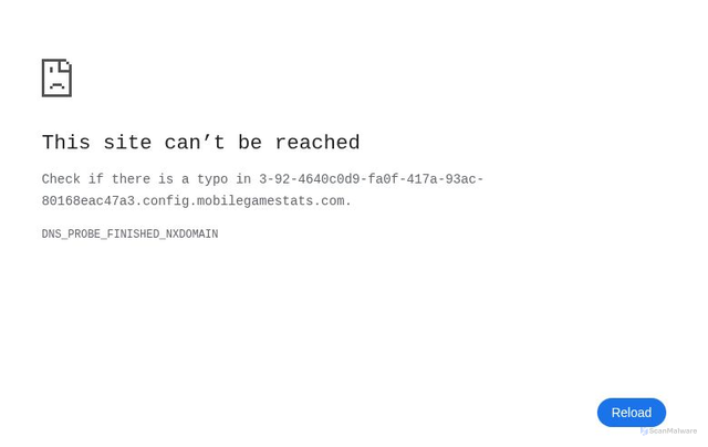 Security scan screenshot of https://3-92-4640c0d9-fa0f-417a-93ac-80168eac47a3.config.mobilegamestats.com/