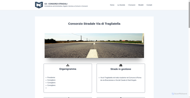 Security scan screenshot of http://www.consorzistradali.it/ceri.html