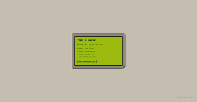 Security scan screenshot of https://m.guangboshe.com