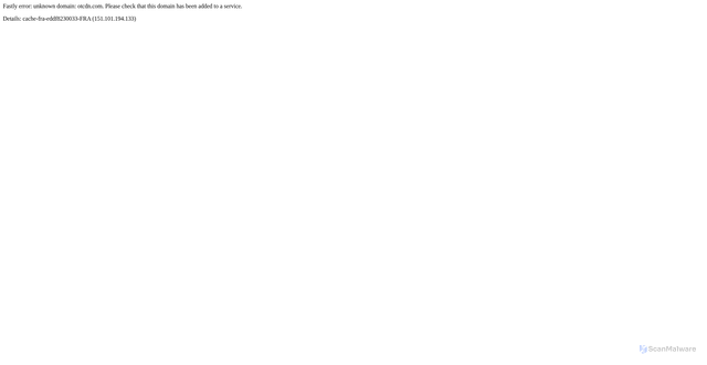 Security scan screenshot of https://otcdn.com