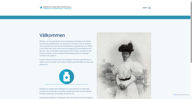 Security scan screenshot of https://marywijkstiftelsen.se
