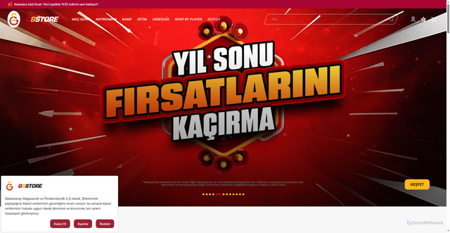 Security scan screenshot of https://www.gsstore.org/?srsltid=AfmBOopRuY2XfASgPCYu4lT_lZqydJMFrAhtgHjWOsutPUkTYOBtweY-