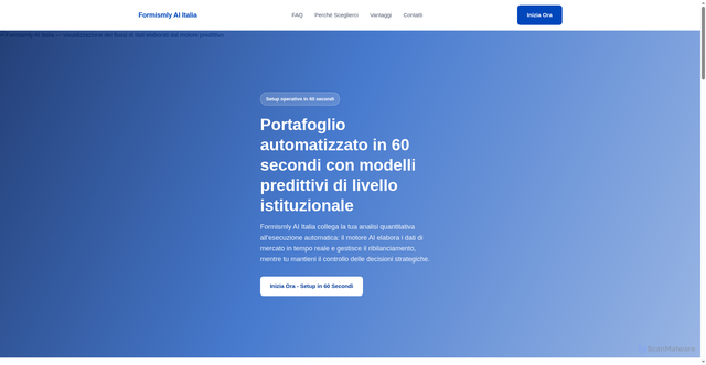 Security scan screenshot of https://www.formismlyaiitalia.com/