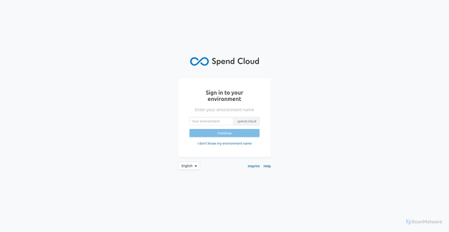 Security scan screenshot of https://spend.cloud