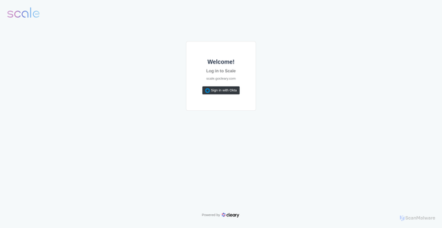 Security scan screenshot of https://scale.gocleary.com
