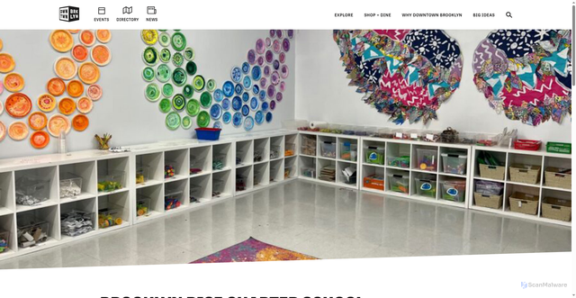 Security scan screenshot of https://www.downtownbrooklyn.com/listing/brooklyn-rise-charter-school/