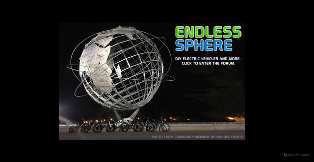 Security scan screenshot of https://endless-sphere.com