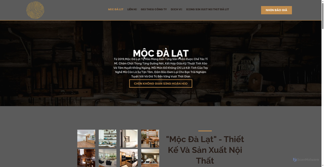 Security scan screenshot of https://mocdalat.com