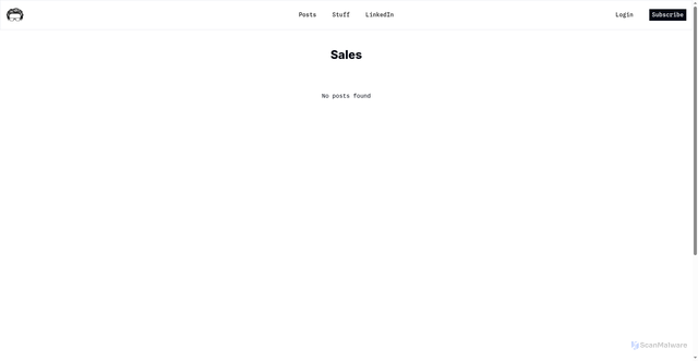 Security scan screenshot of https://adamgtm.com/t/sales
